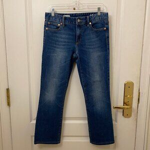 GUC Gap Women The Perfect Boot Style Jeans Medium Blue Wash Size 28 Short
